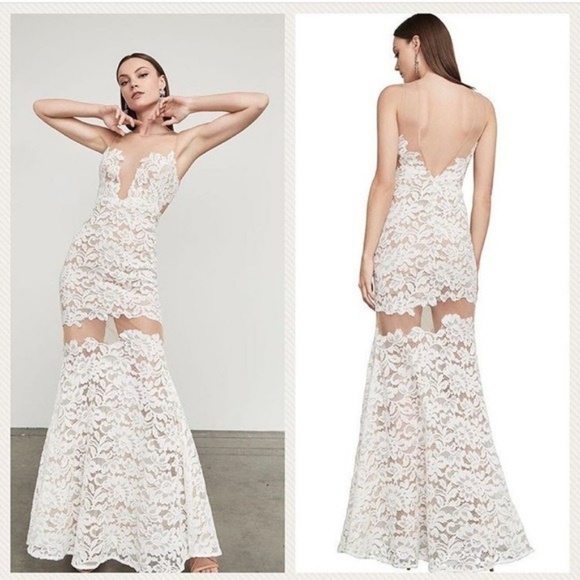 BCBGMaxAzria Dresses & Skirts - BCBG MaxAzria Ivory "Rayna" Gown